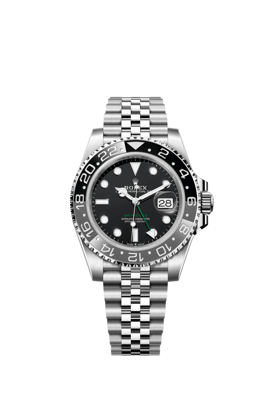 Rolex GMT-Master II 40 mm Black Dial Oystersteel Jubilee Bracelet m126710grnr-0003