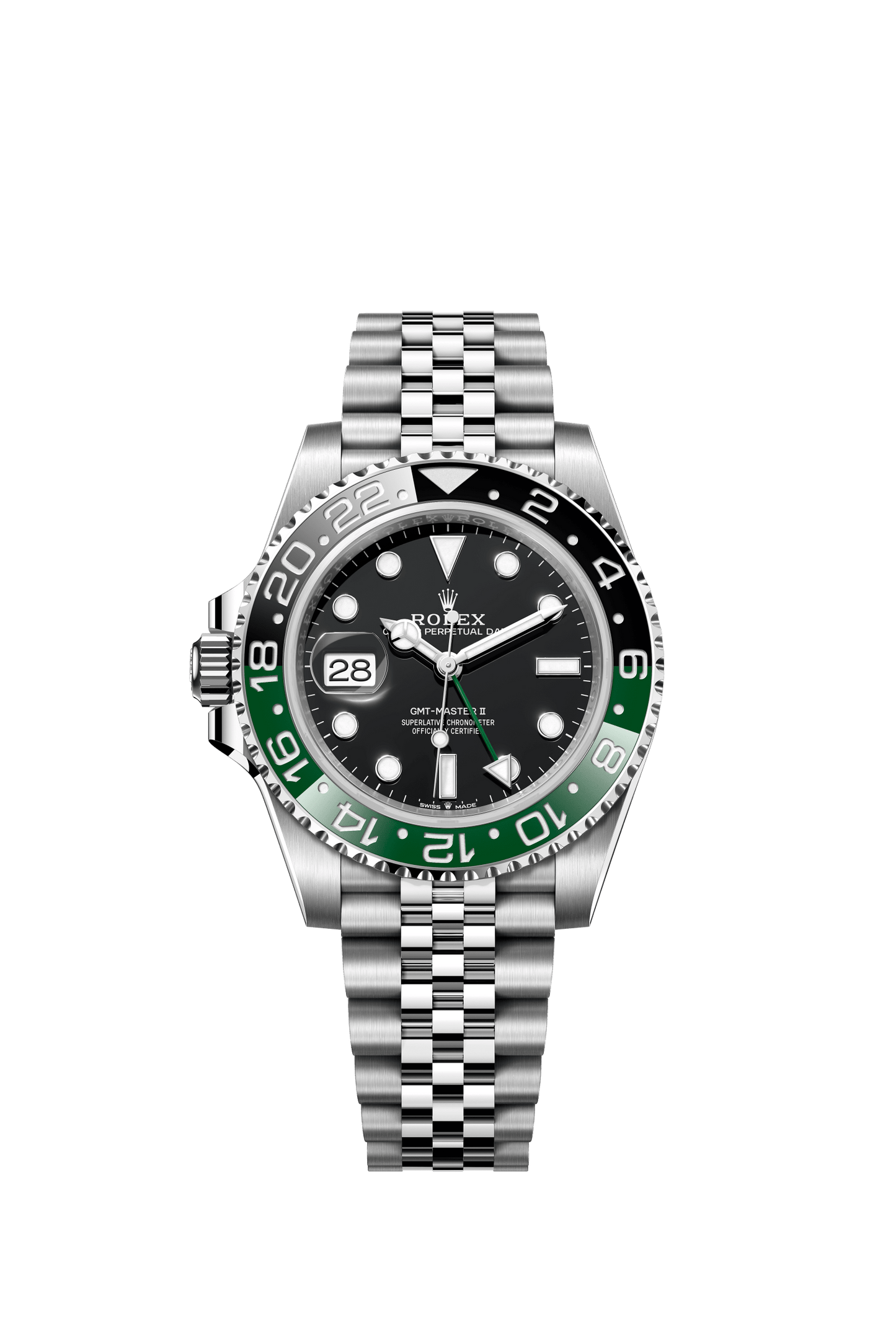 Rolex GMT-Master II 40 mm Black Dial Oystersteel Jubilee Bracelet m126720vtnr-0002