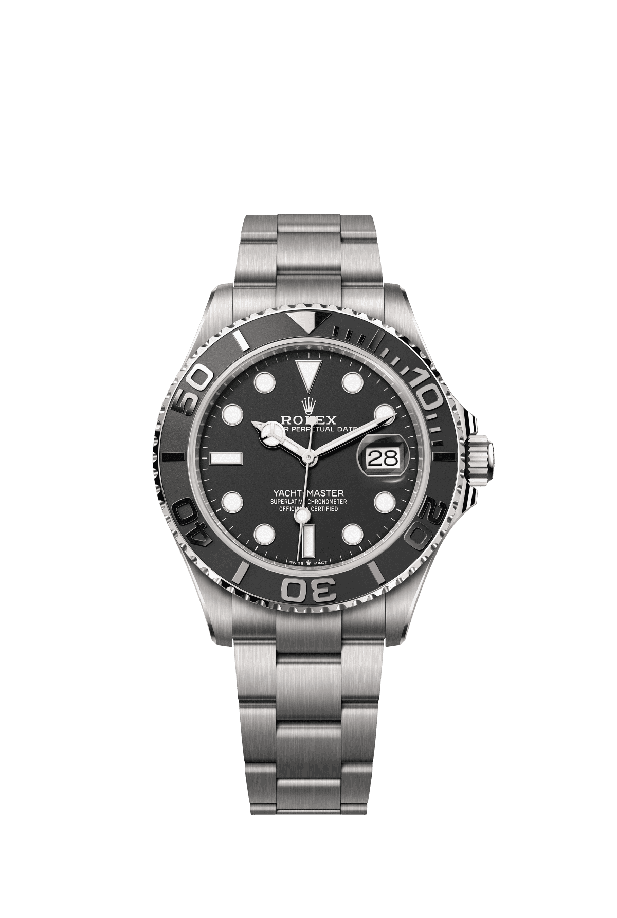 Rolex Yacht-Master 42 42 mm Intense Black Dial RLX Titanium Oyster Bracelet m226627-0001