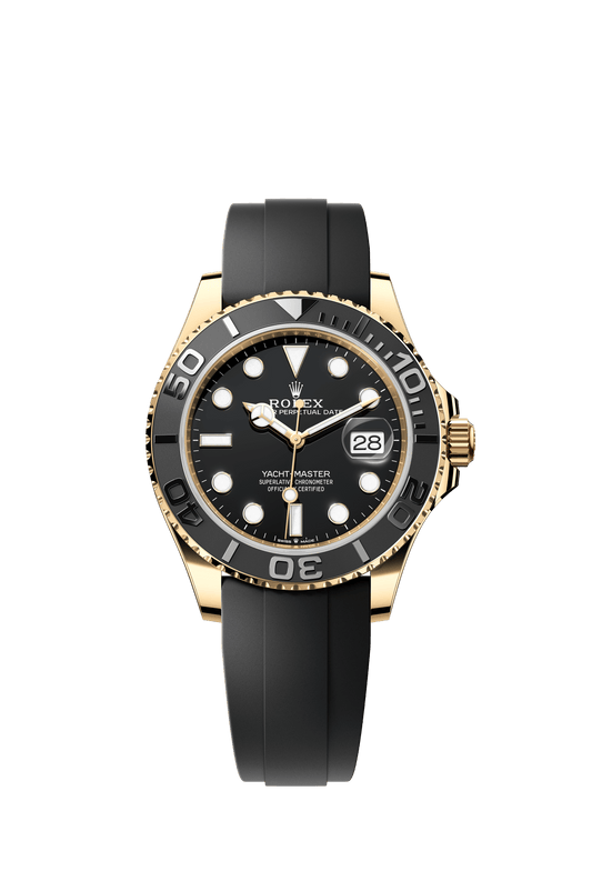 Rolex Yacht-Master 42 42 mm Black Dial 18 kt yellow gold Oysterflex bracelet m226658-0001