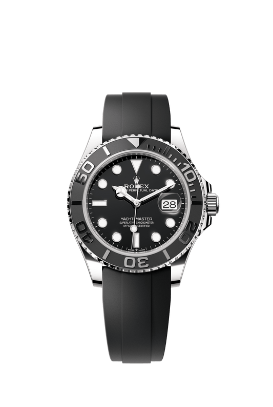 Rolex Yacht-Master 42 42 mm Black Dial 18 kt white gold Oysterflex bracelet m226659-0002