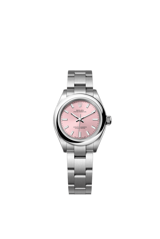 Rolex Oyster Perpetual 28 28 mm Pink Dial Oystersteel Oyster Bracelet m276200-0004