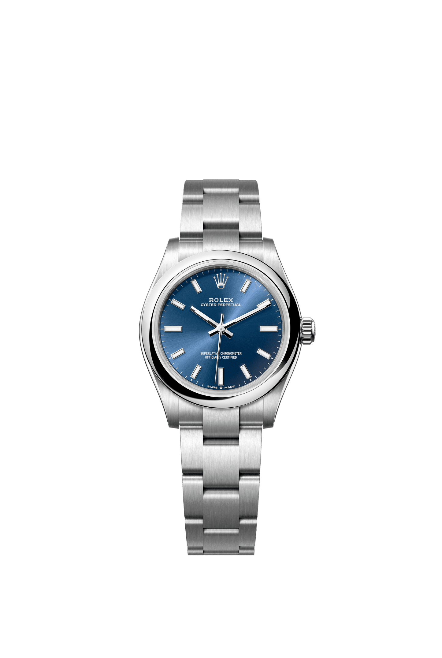 Rolex Oyster Perpetual 31 31 mm Bright Blue Dial Oystersteel Oyster Bracelet m277200-0003