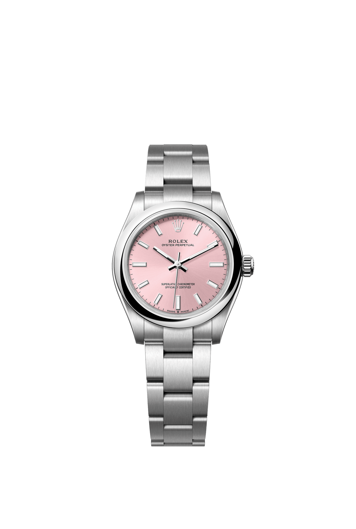 Rolex Oyster Perpetual 31 31 mm Pink Dial Oystersteel Oyster Bracelet m277200-0004