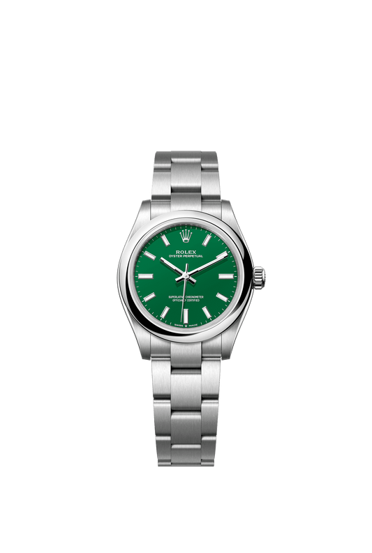 Rolex Oyster Perpetual 31 31 mm Green Dial Oystersteel Oyster Bracelet m277200-0006