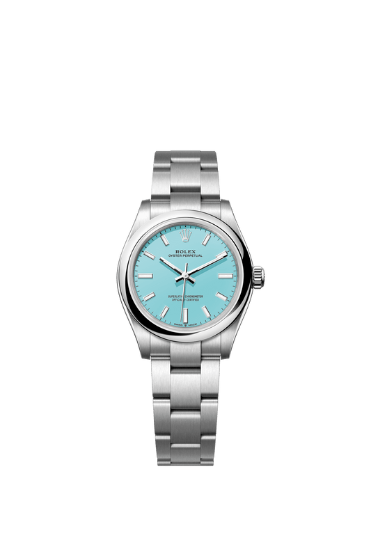 Rolex Oyster Perpetual 31 31 mm Turquoise Blue Dial Oystersteel Oyster Bracelet m277200-0007