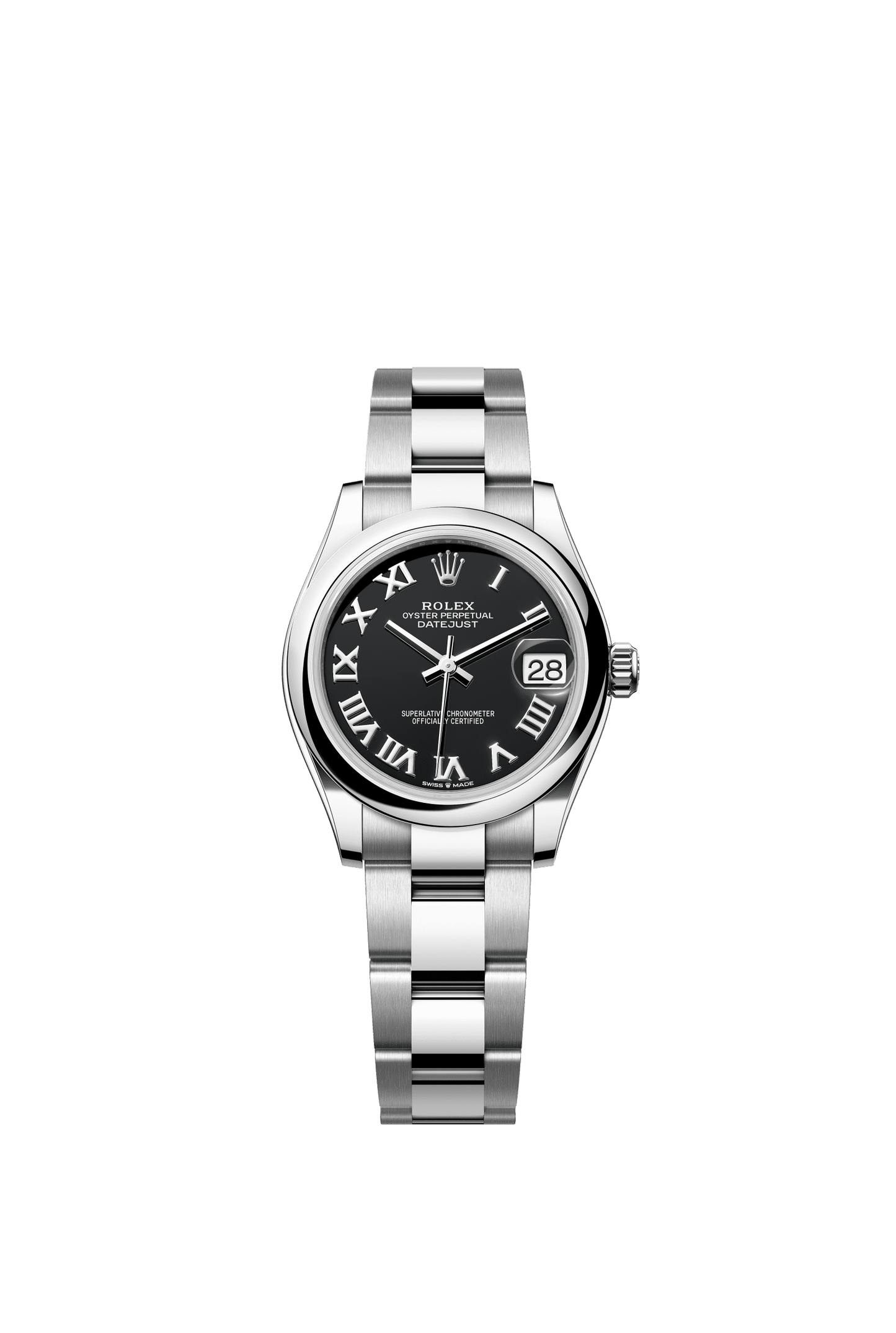 Rolex Datejust 31 31 mm Bright Black Dial Oystersteel Oyster Bracelet m278240-0001