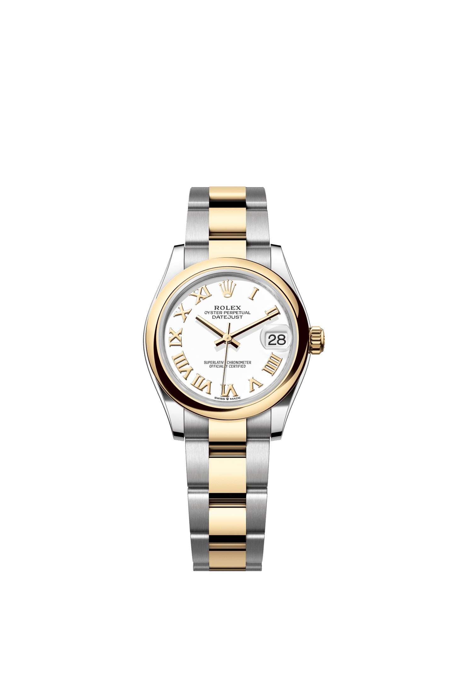 Rolex Datejust 31 31 mm White Dial Oystersteel and 18k Yellow Gold Oyster Bracelet m278243-0001