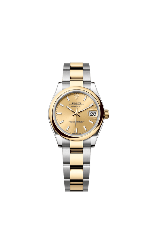 Rolex Datejust 31 31 mm Champagne-Colour Dial Oystersteel and 18k Yellow Gold Oyster Bracelet m278243-0013