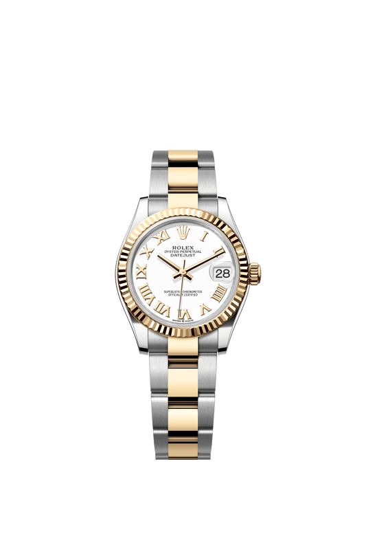 Rolex Datejust 31 31 mm White Dial Oystersteel and 18k Yellow Gold Oyster Bracelet m278273-0001