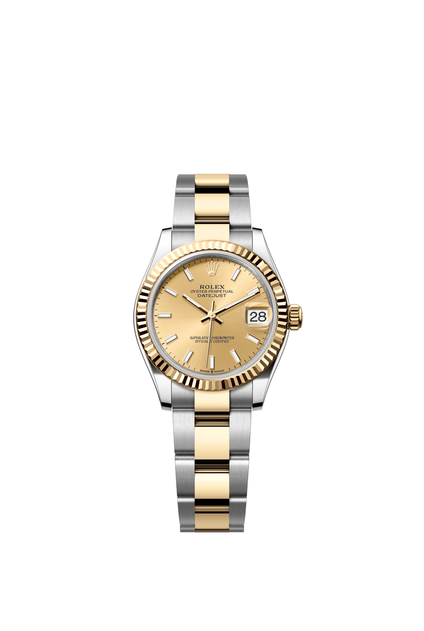 Rolex Datejust 31 31 mm Champagne-Colour Dial Oystersteel and 18k Yellow Gold Oyster Bracelet m278273-0013