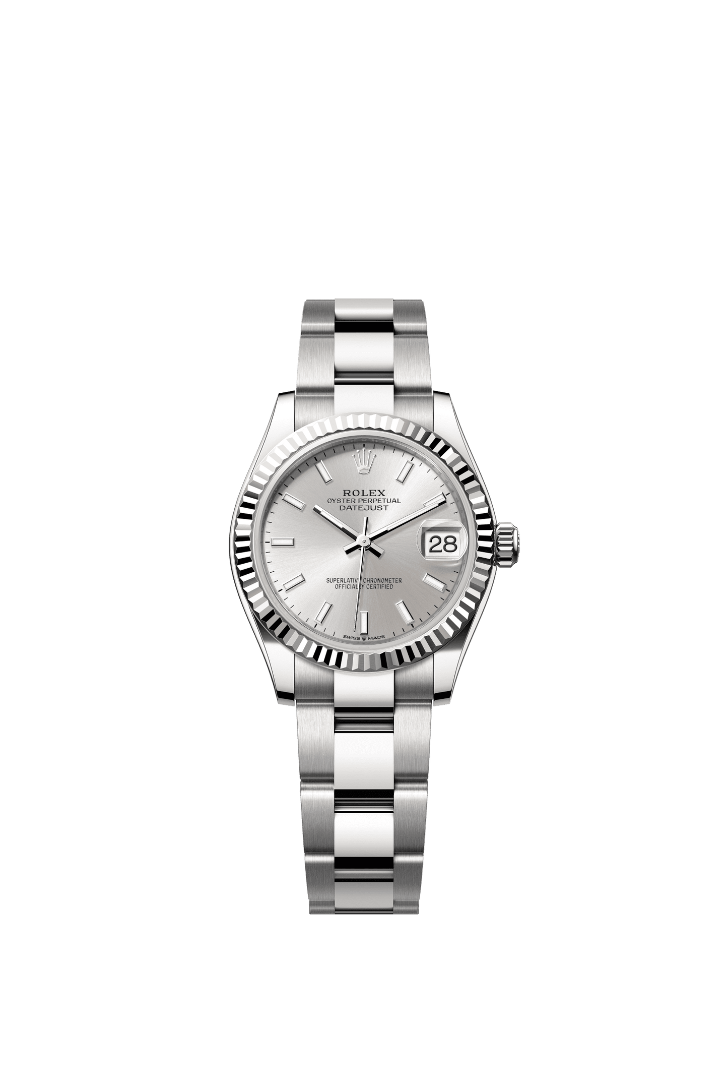 Rolex Datejust 31 31 mm Silver  Dial Oystersteel and White Gold Oyster Bracelet m278274-0011