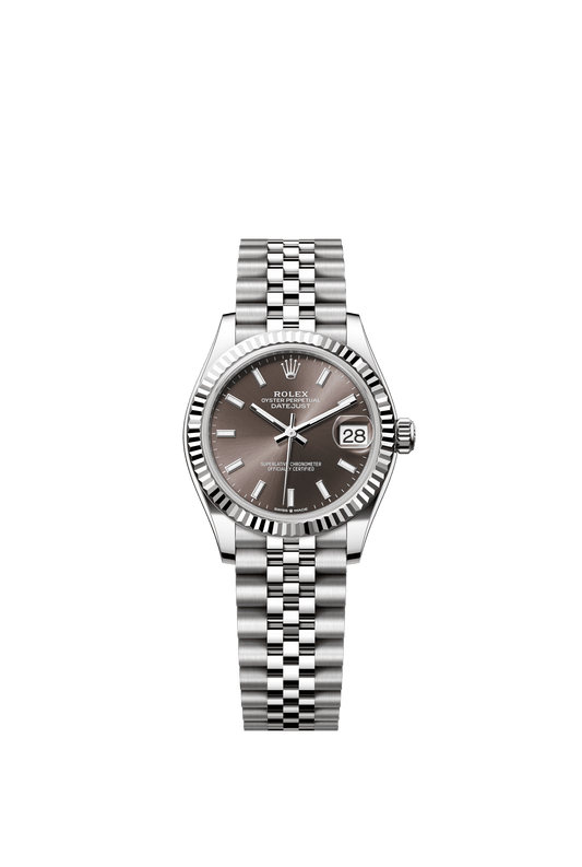 Rolex Datejust 31 31 mm Dark Grey Dial Oystersteel and White Gold Jubilee Bracelet m278274-0016