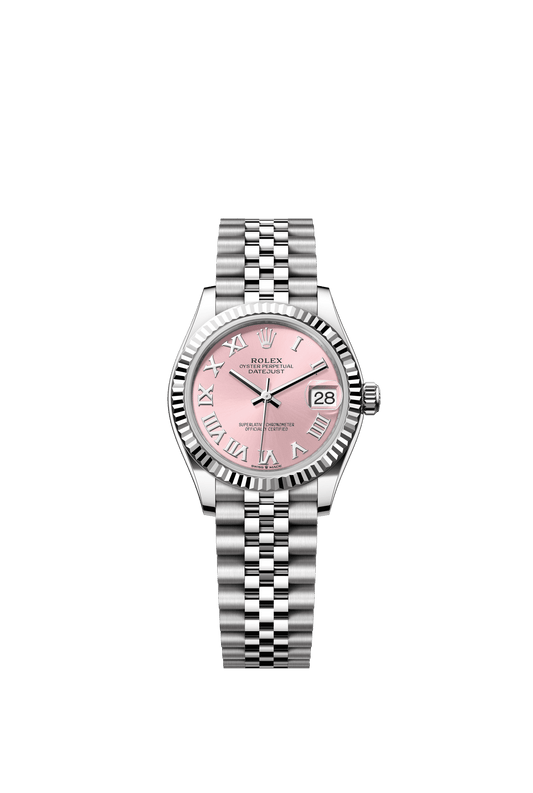 Rolex Datejust 31 31 mm Pink  Dial Oystersteel and White Gold Jubilee Bracelet m278274-0020