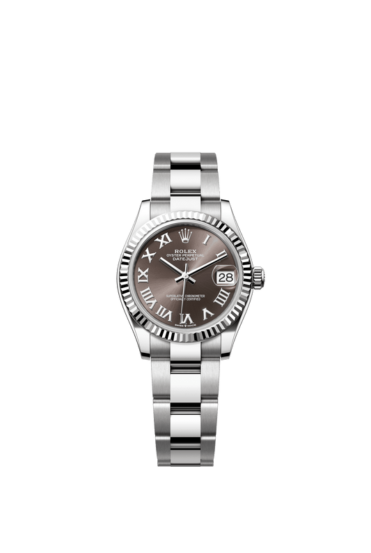 Rolex Datejust 31 31 mm Dark Grey Dial Oystersteel and White Gold Oyster Bracelet m278274-0021