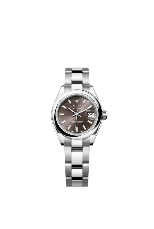 Rolex Oyster 28 mm Dark Grey Dial Oystersteel Jubilee m279160-0010