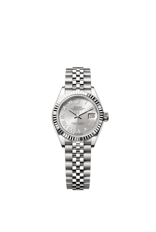 Rolex Oyster 28 mm Silver Dial Oystersteel Jubilee m279174-0007