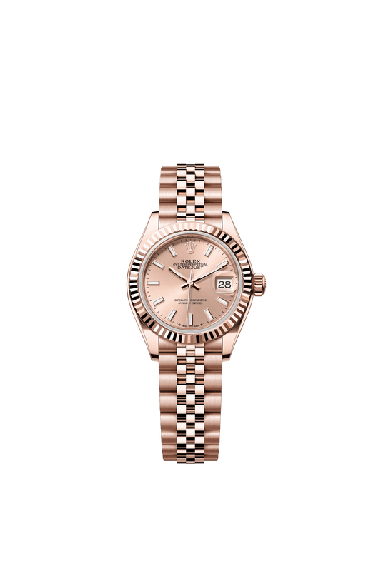 Rolex Oyster 28 mm Rose-colour Dial 18 kt Everose Gold Jubilee m279175-0026