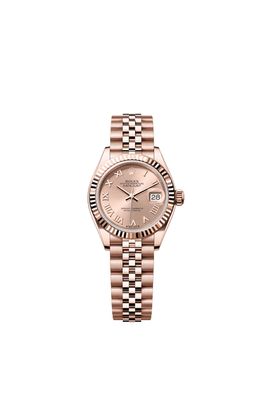 Rolex Oyster 28 mm Rose-colour Dial 18 kt Everose Gold Jubilee 279175-0028