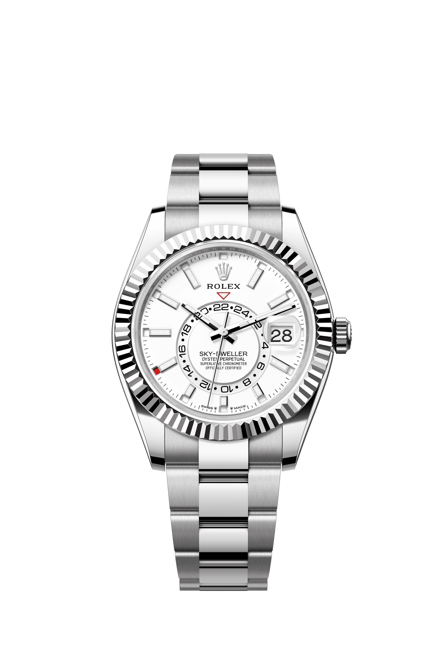 Rolex Sky-Dweller 42 mm Intense White Dial Oystersteel and yellow gold Oyster Bracelet m336934-0003