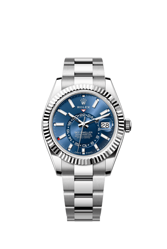 Rolex Sky-Dweller 42 mm bright blue Dial Oystersteel and yellow gold Oyster Bracelet m336934-0005