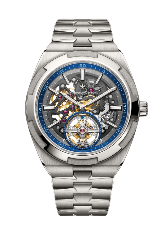 Vacheron Constantin Overseas tourbillon skeleton 42.5 mm Transparent Dial Titanium Bracelet 6000V/210T-B935