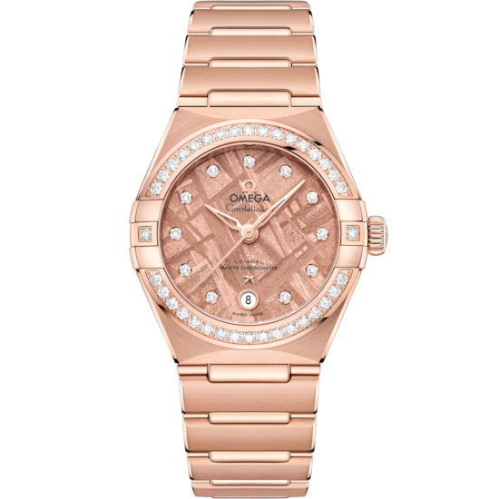 Omega Constellation 29 mm Pink Dial with Diamonds Sedna™ 18k Rose Gold Bracelet 131.55.29.20.99.006