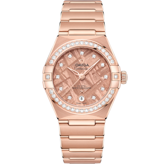 Omega Constellation 29 mm Pink Dial with Diamonds Sedna™ 18k Rose Gold Bracelet 131.55.29.20.99.006