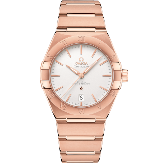 Omega Constellation 39 mm Silver Dial Sedna™ 18k Rose Gold Bracelet 131.50.39.20.02.001