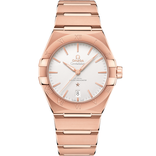 Omega Constellation 39 mm Silver Dial Sedna™ 18k Rose Gold Bracelet 131.50.39.20.02.001