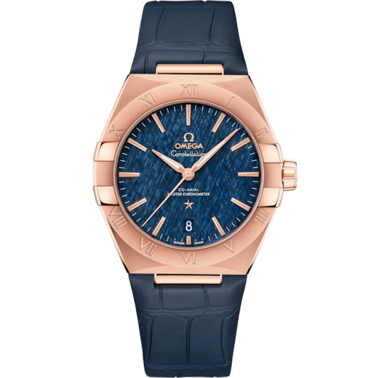 Omega Constellation 39 mm Silver Dial Sedna™ 18k Rose Gold Strap 131.53.39.20.03.001