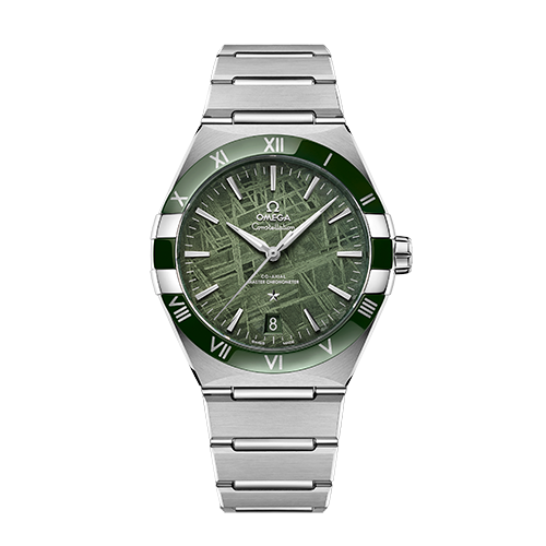 Omega Constellation 41 mm Green Dial Stainless Steel Bracelet 131.30.41.21.99.002