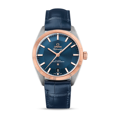 Omega Constellation Globemaster 39 mm Blue Dial Steel ‑ Sedna™ 18k Rose Gold Strap 130.23.39.21.03.001