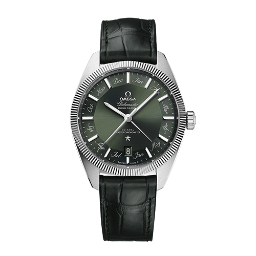 Omega Constellation Globemaster 41 mm Green Stainless Steel Bracelet 130.33.41.22.10.001