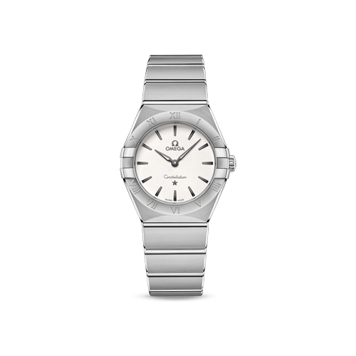 Omega Constellation 28 mm Silver Dial Stainless Steel Bracelet 131.10.28.60.02.001