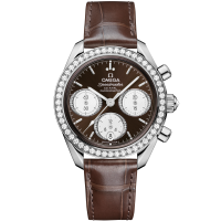 "Omega Speedmaster 38  Brown Dial  38 mm  Stainless Steel Sedna Strap 324.18.38.50.63.001"