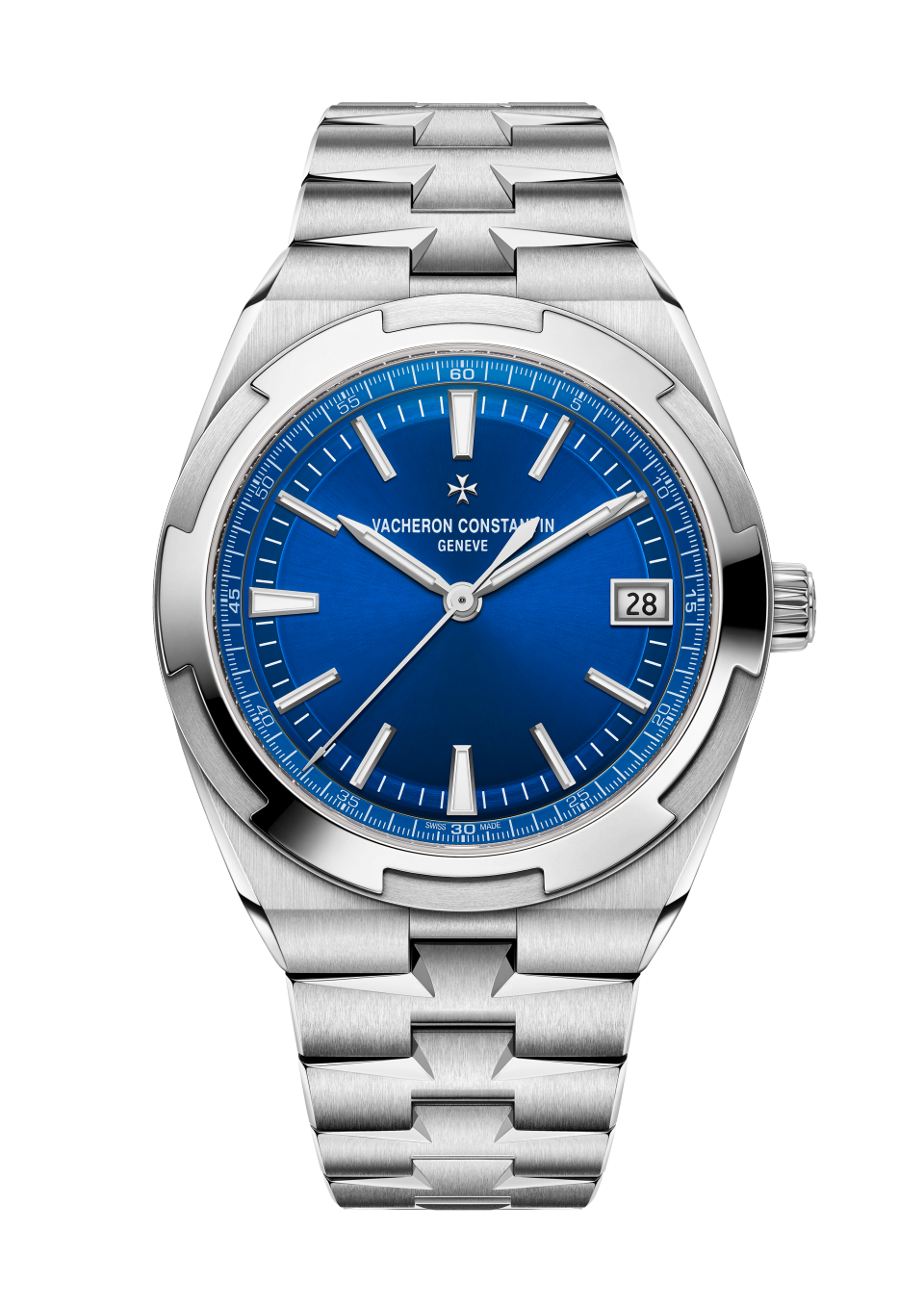 Vacheron Constantin Overseas self-winding 41 mm Blue Dial Stainless Steel Bracelet 4520V/210A-B128