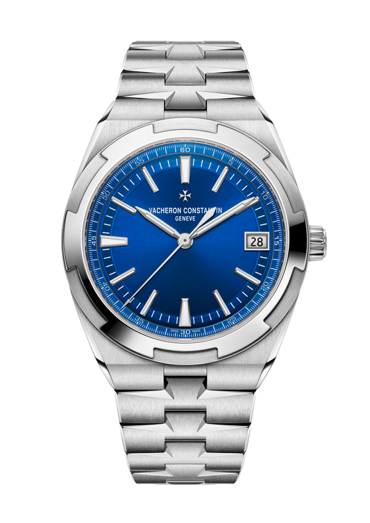 Vacheron Constantin Overseas self-winding 41 mm Blue Dial Stainless Steel Bracelet 4520V/210A-B128