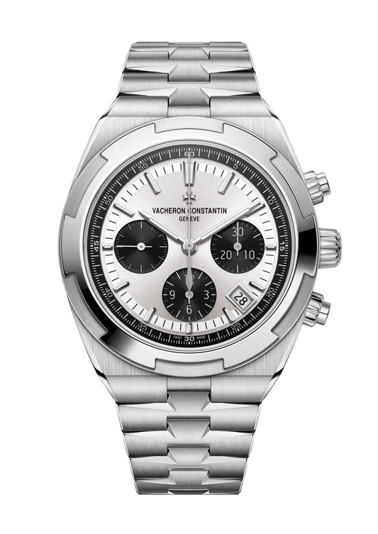 Vacheron Constantin Overseas chronograph 42.5 mm Silver Dial Stainless Steel Bracelet 5520V/210A-B686