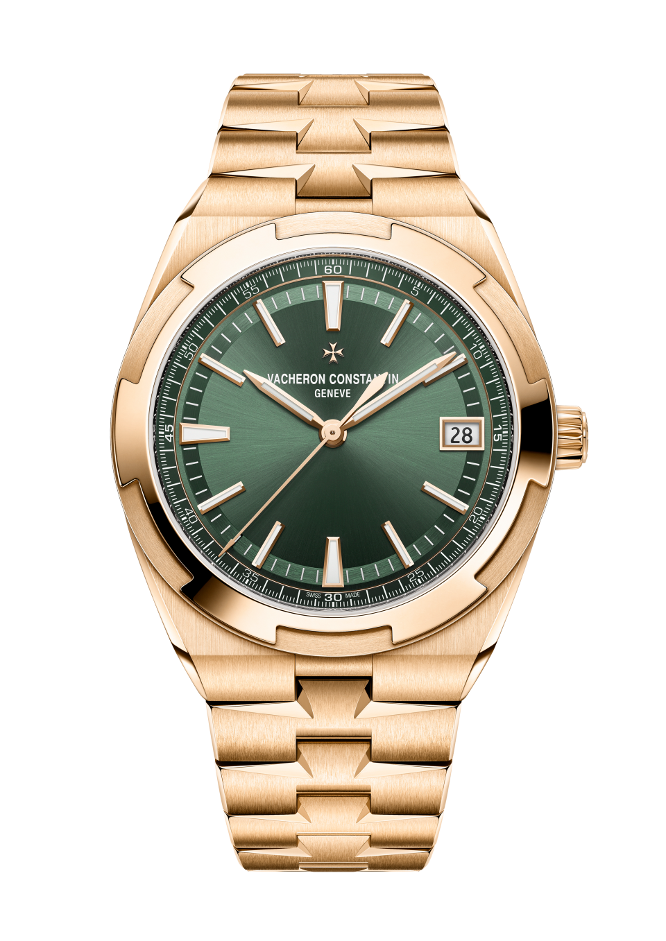 Vacheron Constantin Overseas self-winding 41 mm Green Dial 18K Pink Gold Bracelet 4520V/210R-B967