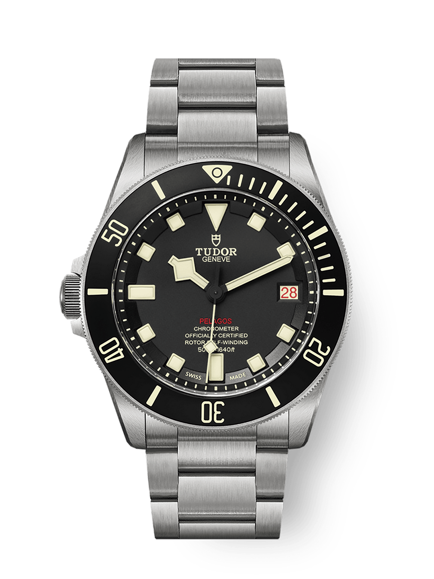 Tudor Pelagos LHD 42 mm Black Dial Titanium Bracelet M25610TNL-0001