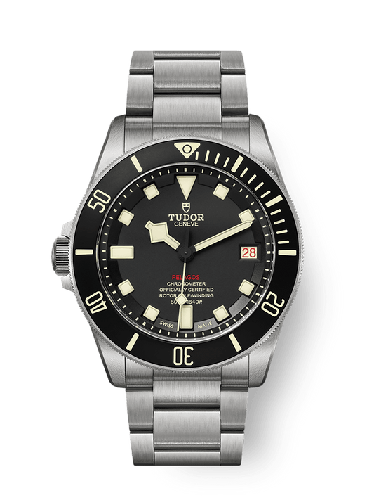 Tudor Pelagos LHD 42 mm Black Dial Titanium Bracelet M25610TNL-0001