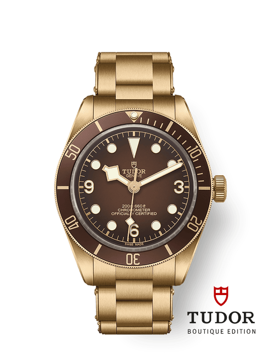 Tudor Black Bay 58 Bronze 39 mm Chocolate Brown Dial Satin-Brushed Bronze Bracelet M79012M-0001