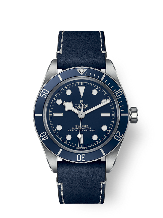 Tudor Black Bay 58 39 mm Blue Dial Stainless Steel Calfskin Strap M79030B-0002