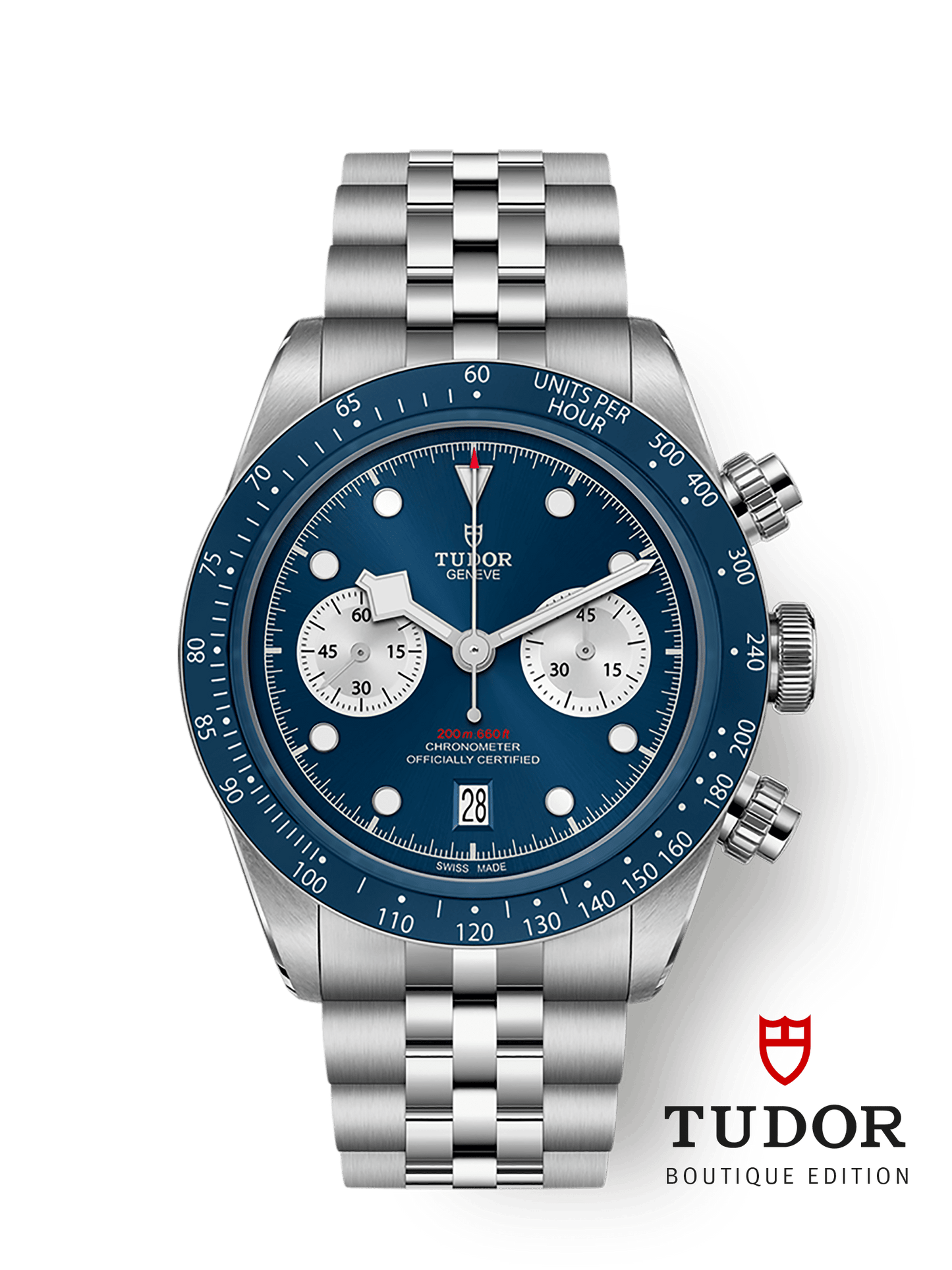 Tudor Black Bay Chrono 41 mm Blue Dial Stainless Steel Bracelet M79360B-0002