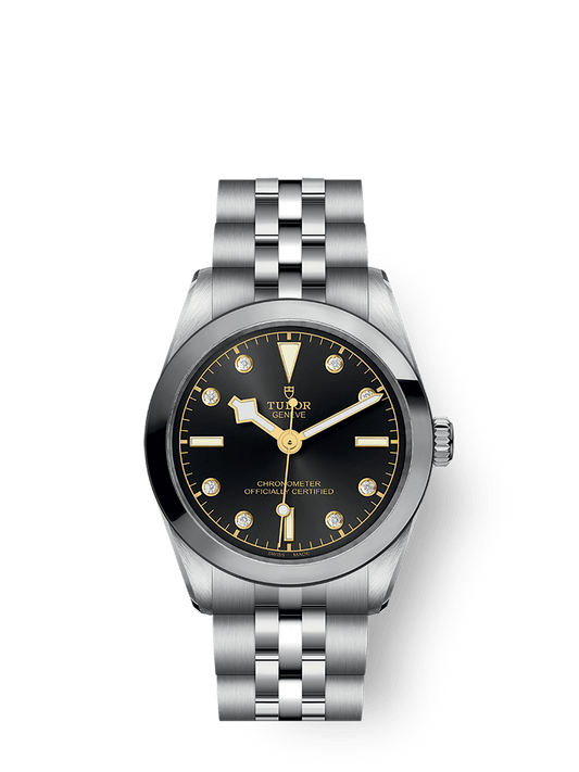 Tudor Black Bay 31 mm Black Dial with Diamonds Stainless Steel Bracelet M79600-0004