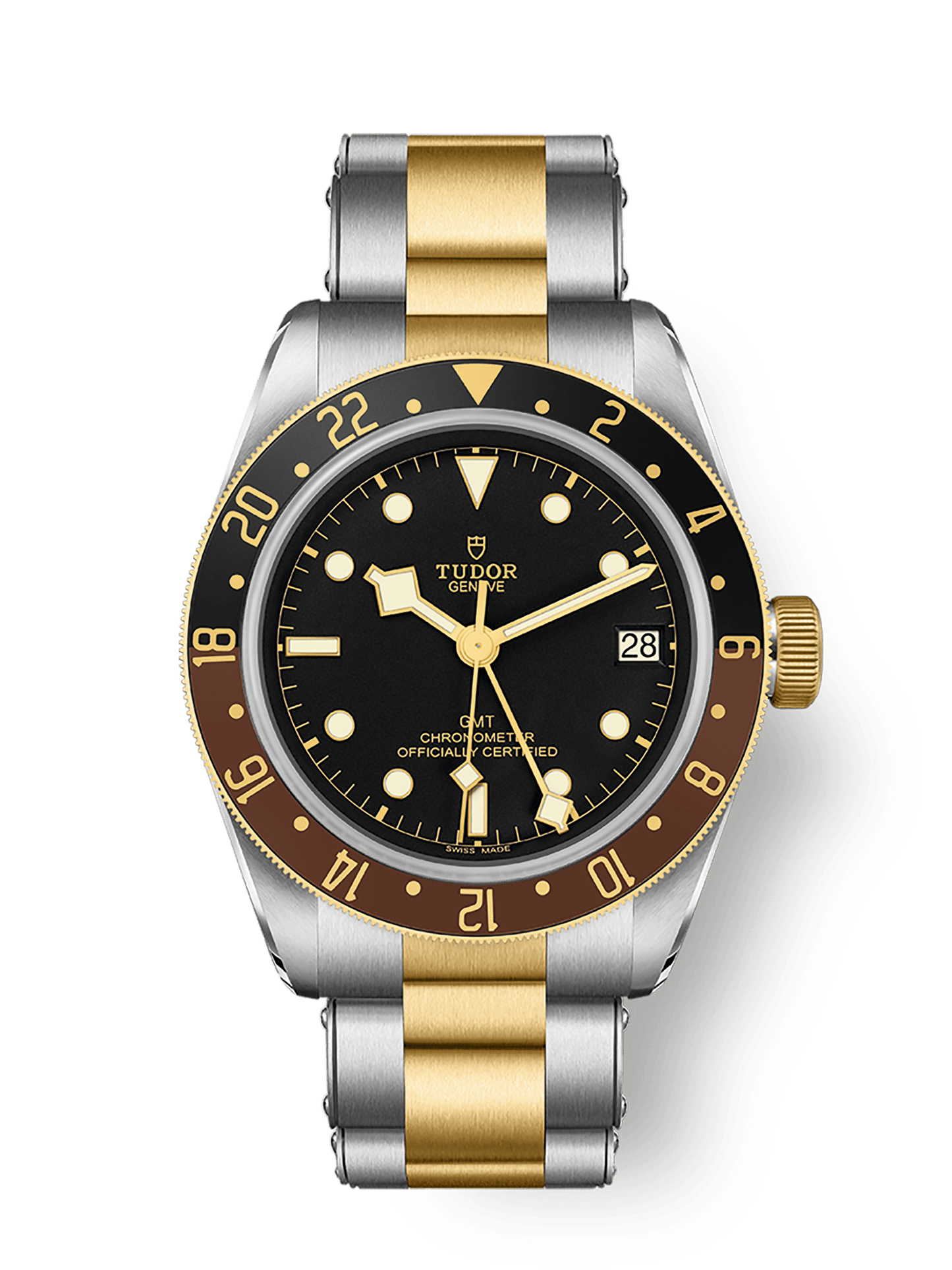 Tudor Black Bay GMT S&G 41 mm Black Dial Stainless Steel Bracelet M79833MN-0001