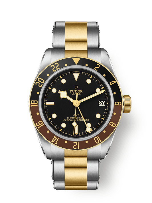 Tudor Black Bay GMT S&G 41 mm Black Dial Stainless Steel Bracelet M79833MN-0001