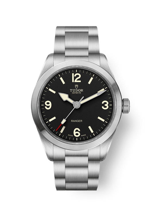 Tudor Ranger 39 mm Black Dial Stainless Steel Bracelet M79950-0001