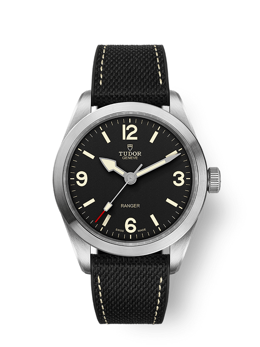 Tudor Ranger 39 mm Black Dial Stainless Steel Rubber Strap M79950-0002